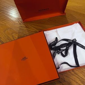Hermes bag , case and the ribbon